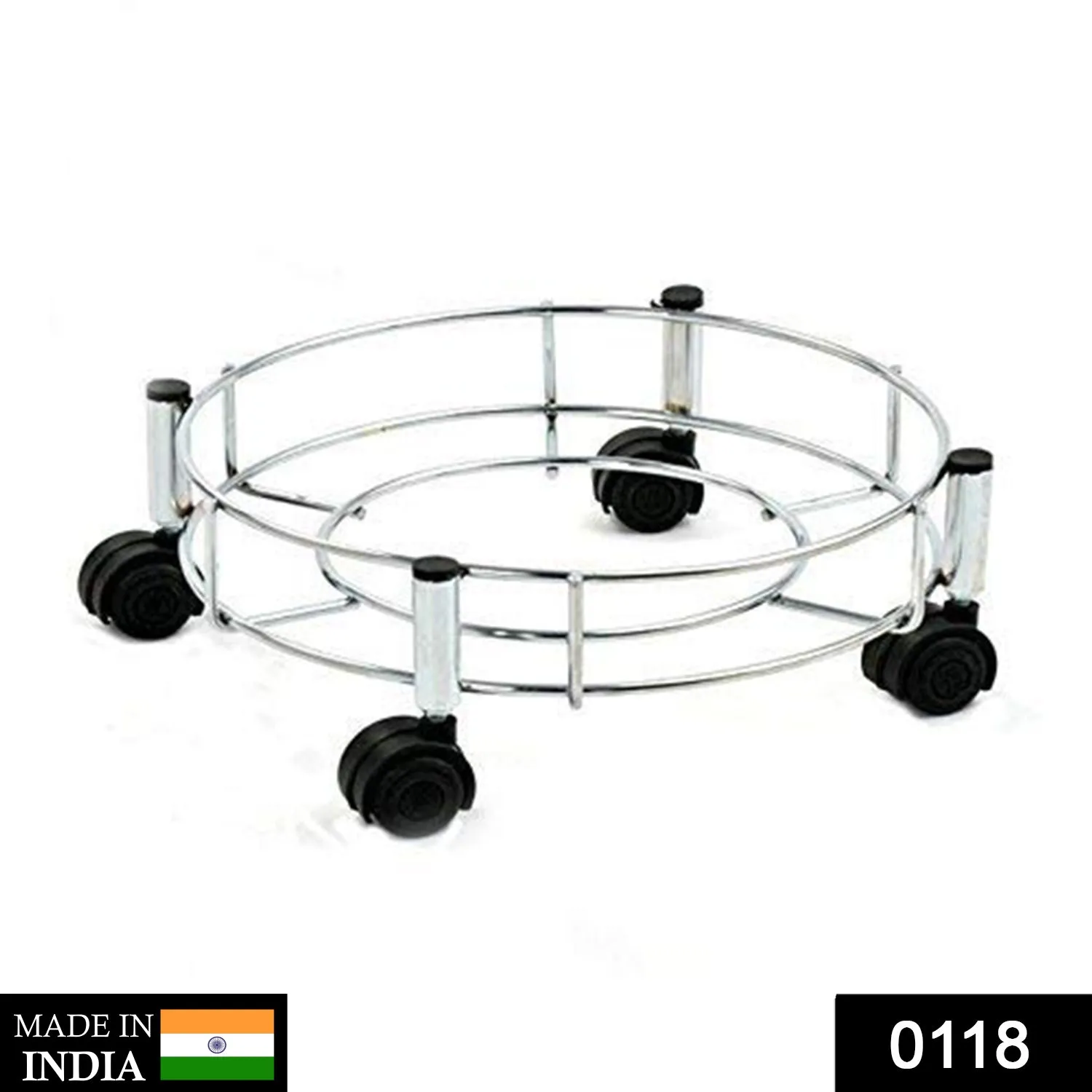 118 Stainless Steel Gas Cylinder Trolley