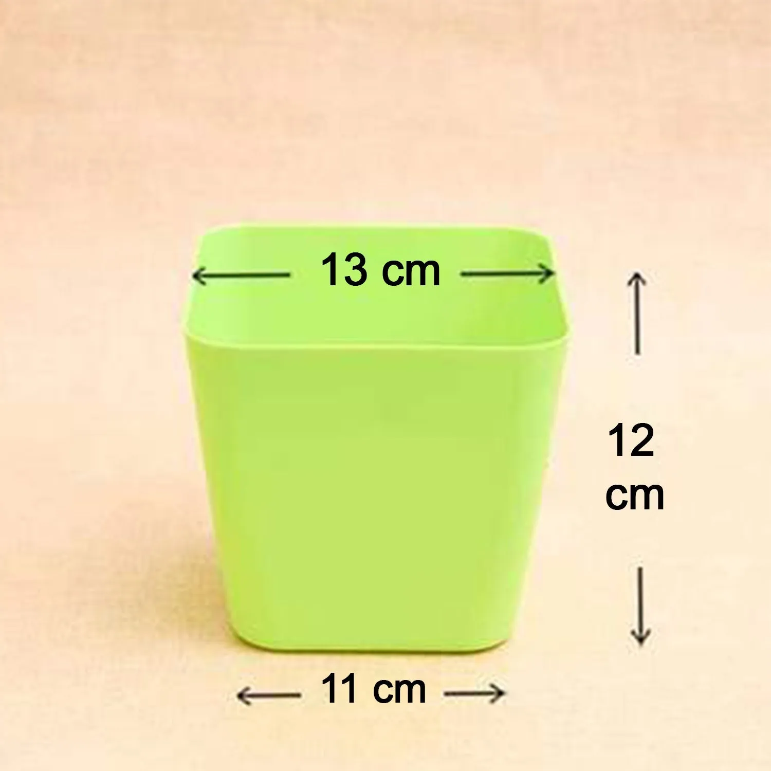 1192  Flower Pots Square Shape For Indoor / Outdoor Gardening