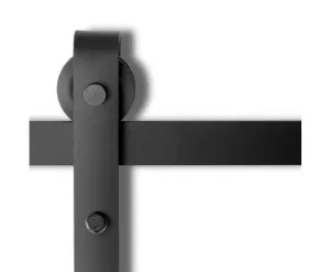 4M Sliding Barn Door Hardware - Black