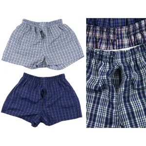 6-Pack: Boys' Tartan Patterned Boxer Shorts