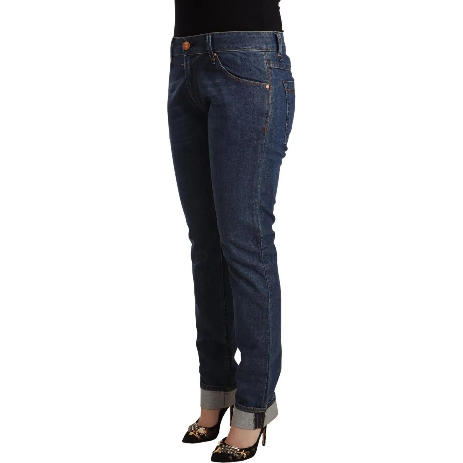 Acht Elegant Mid Waist Skinny Denim