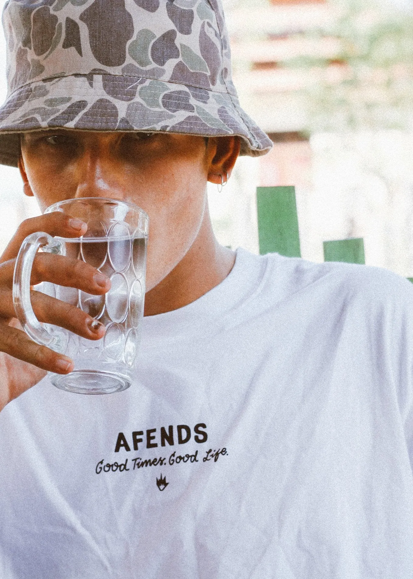 Afends Mens Good Times - Retro Fit Tee