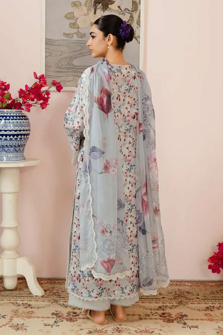 Afrozeh - Evora AL 24 V3 04 Malina Embroidered Lawn Collection Vol 3