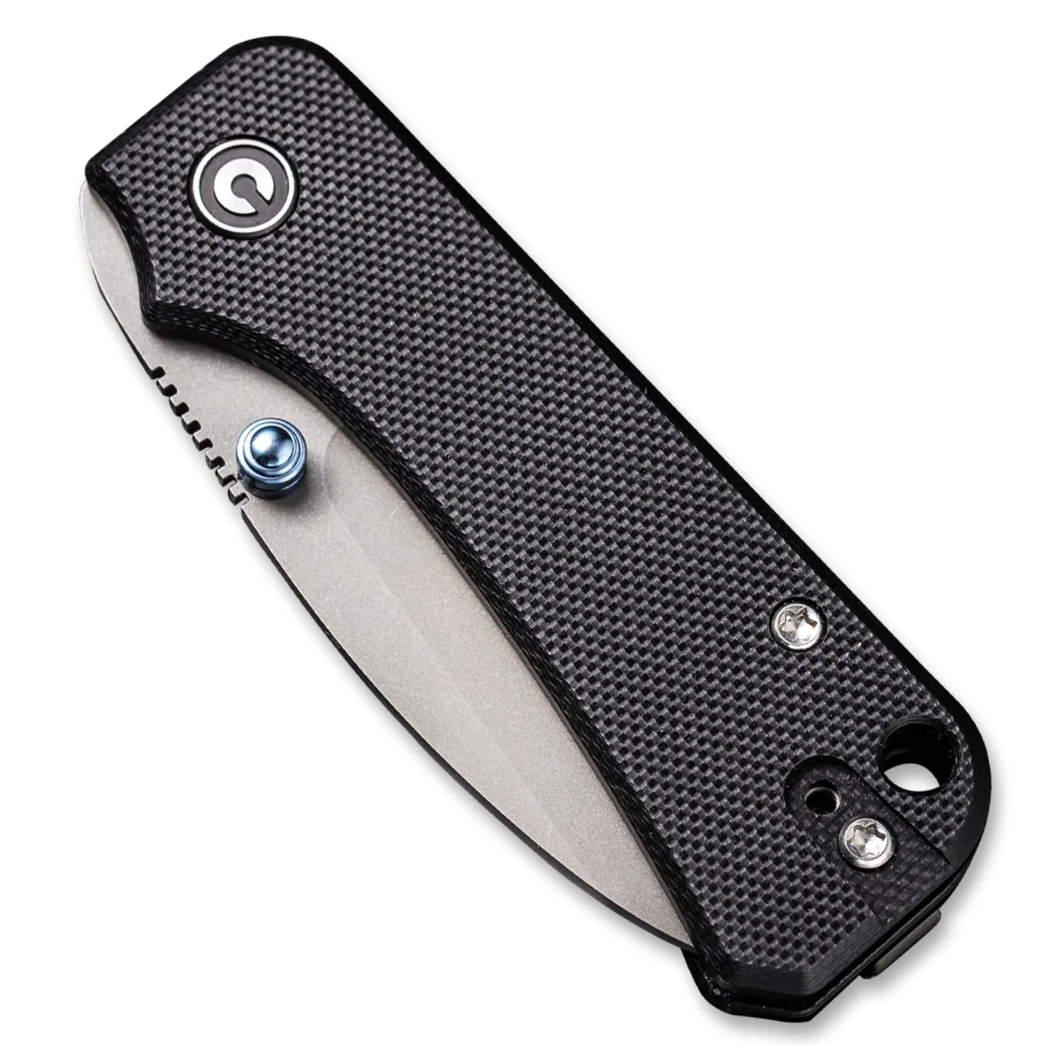 Baby Banter Pocket Knife - Black G10 - Gray Stonewash Nitro V