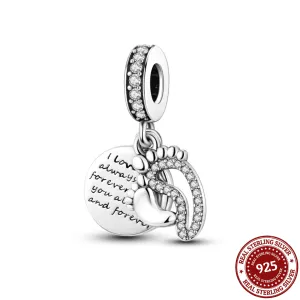 Baby Foot Mommy Foot Love Charm