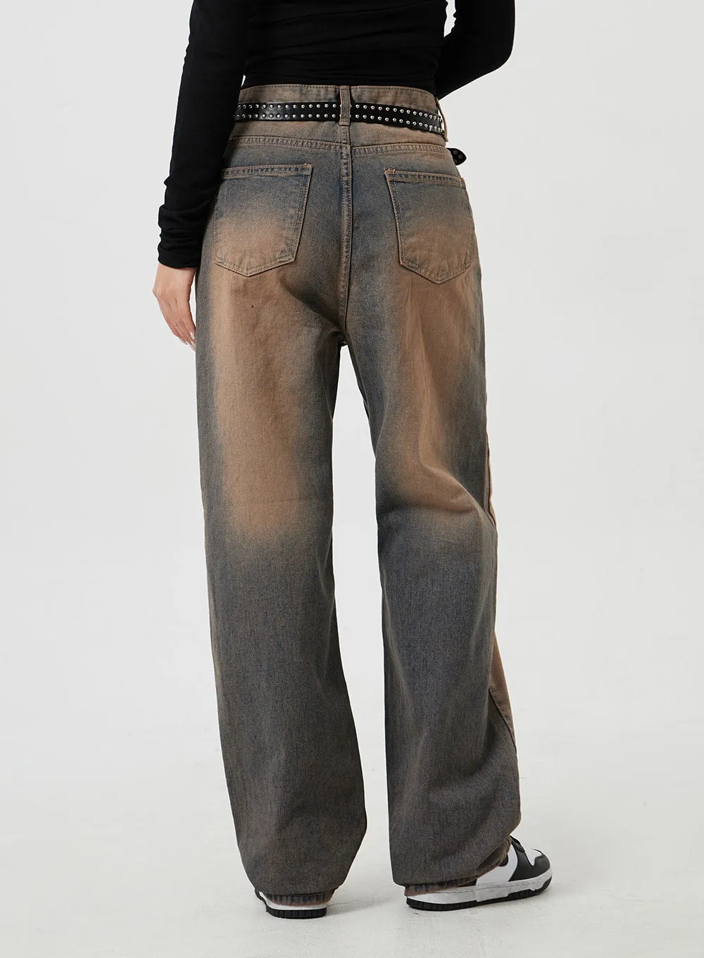 Brown Wash Jeans CM303