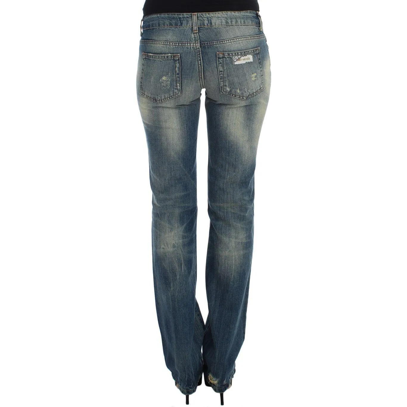 Cavalli Sleek Flair Leg Low Waist Denim