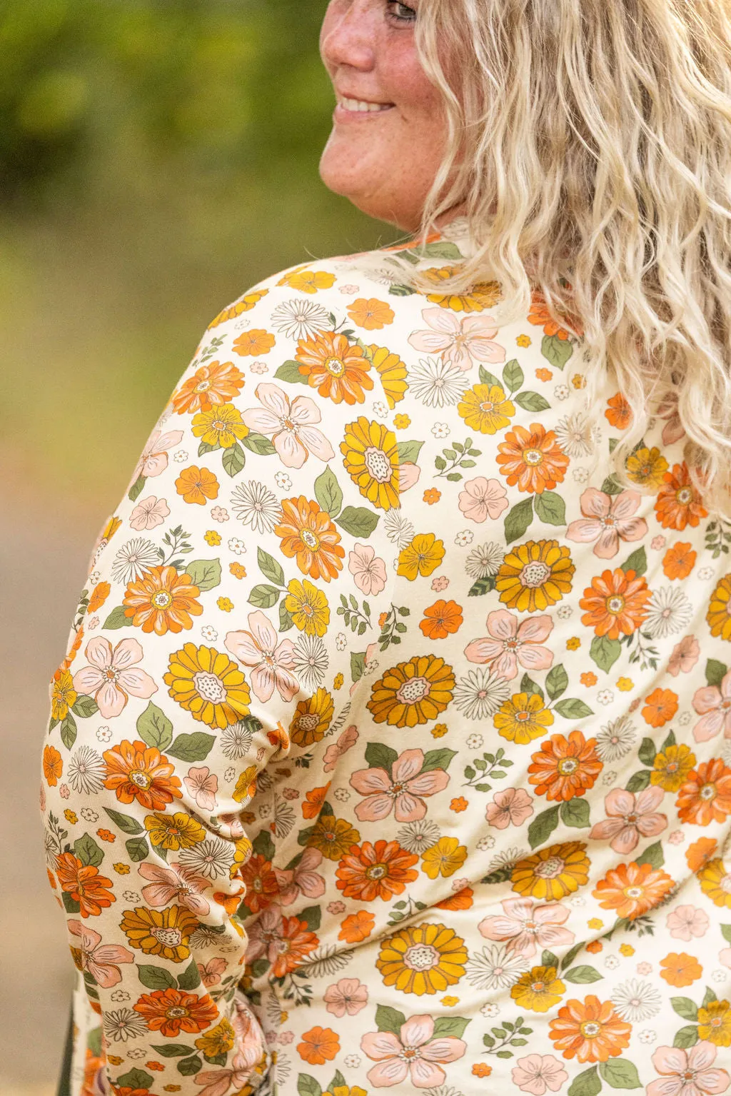 Classic Cardigan - Fall Boho Floral by Michelle Mae