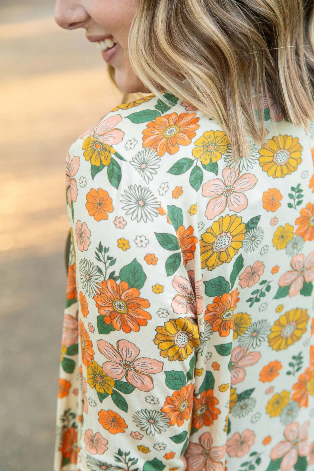 Classic Cardigan - Fall Boho Floral by Michelle Mae