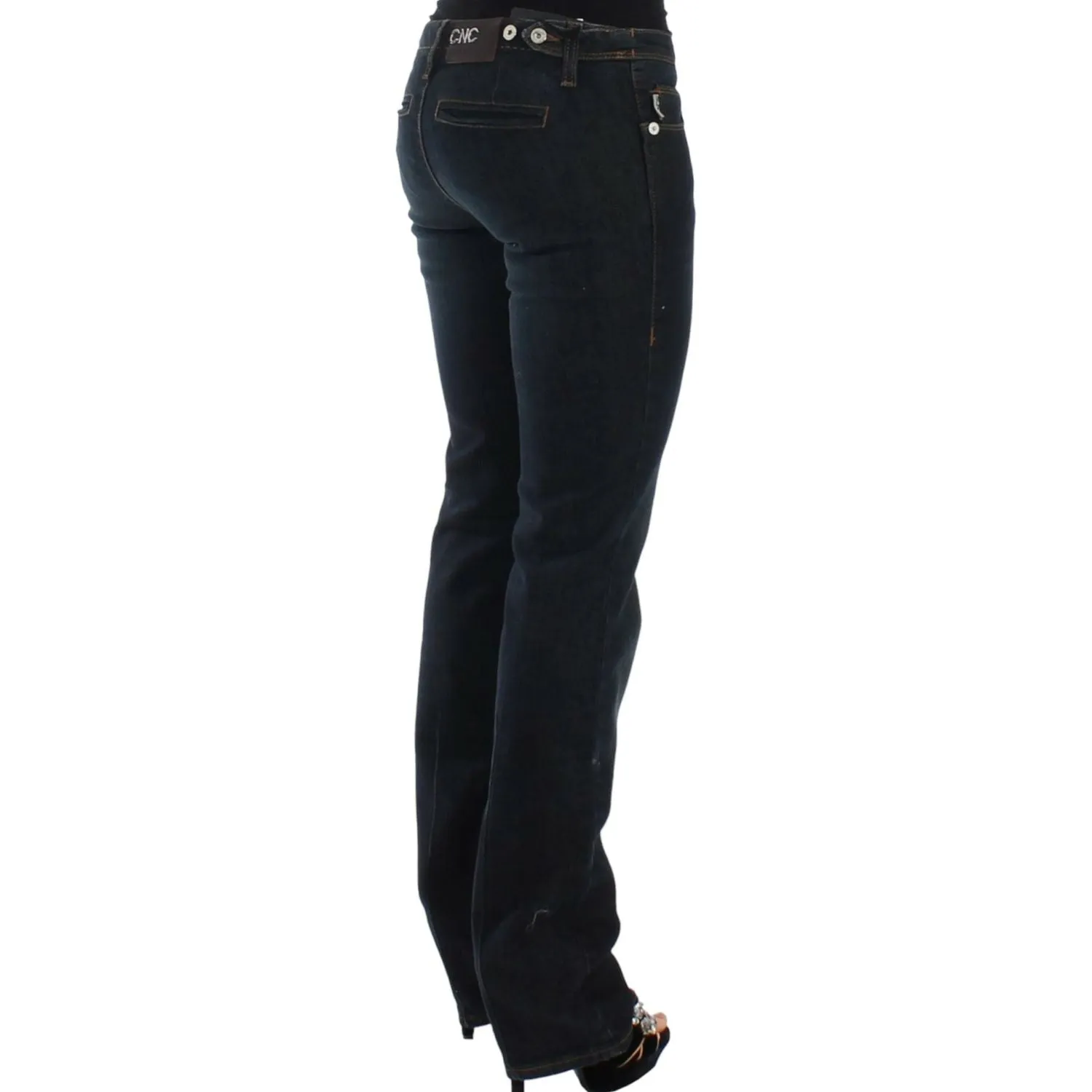 Costume National Chic Blue Slim Fit Denim Delight