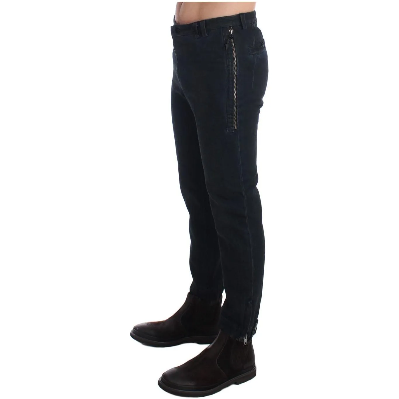 Costume National Chic Blue Slim Fit Denim Jeans