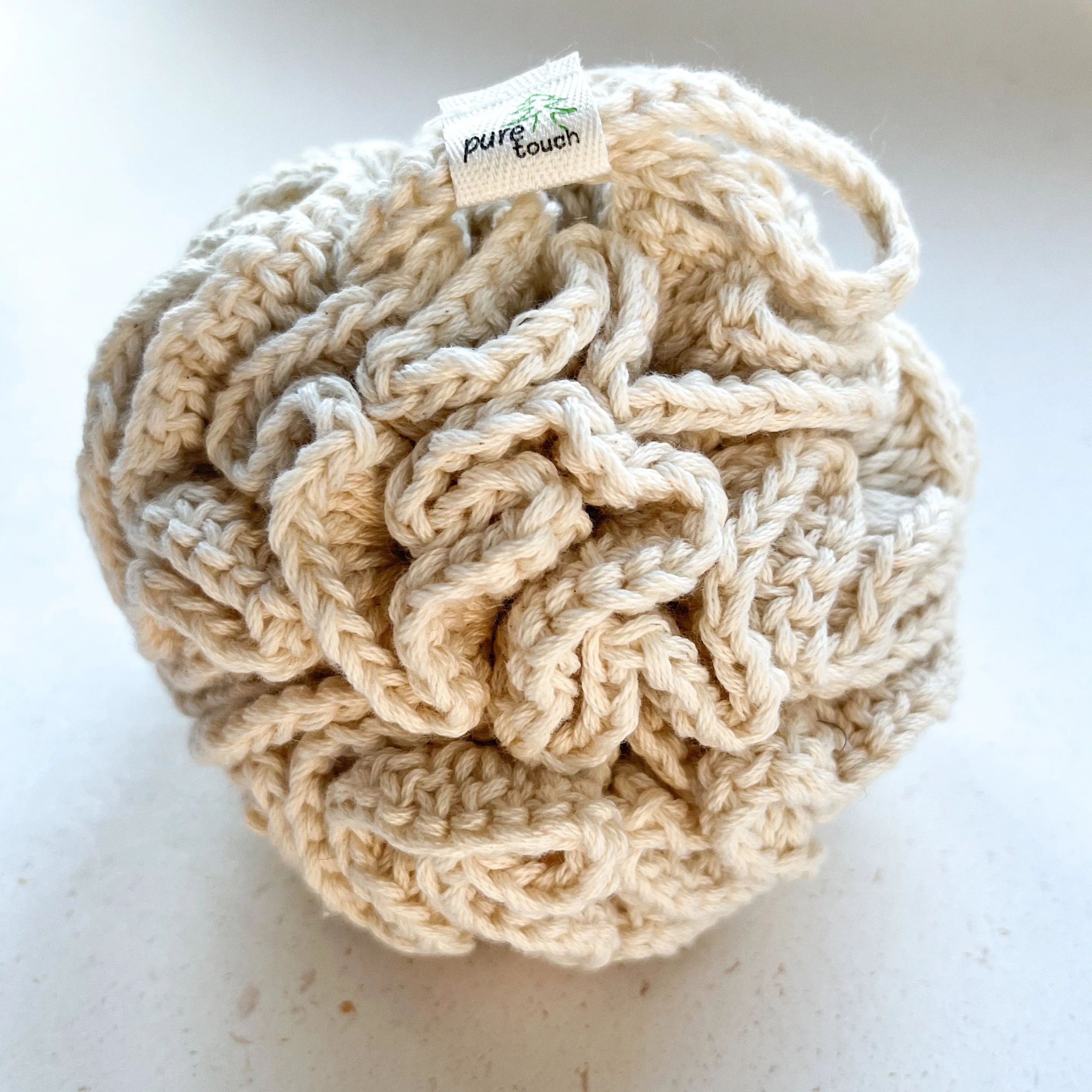 Crocheted Shower Buff