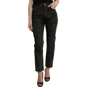 Dolce & Gabbana Chic Boyfriend Mid Waist Stretch Jeans