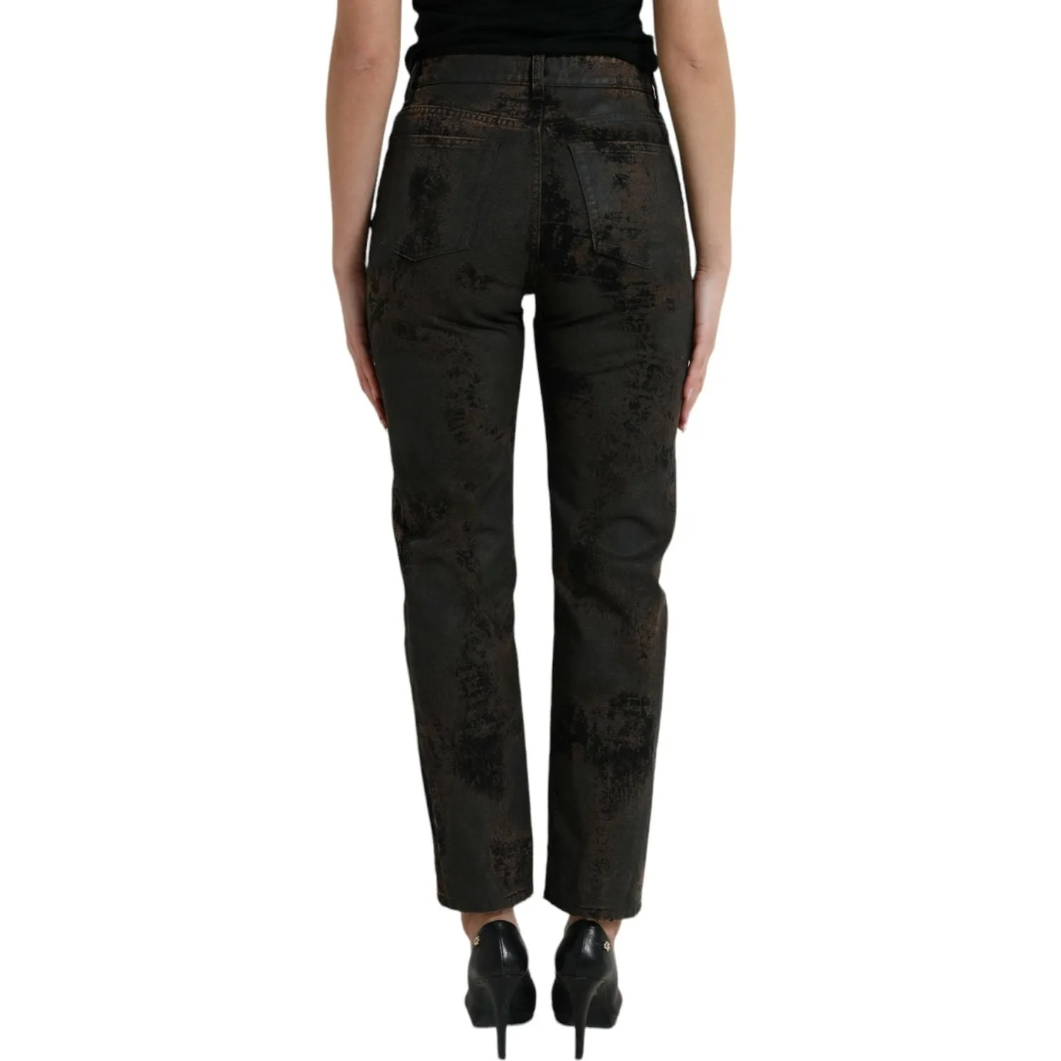 Dolce & Gabbana Chic Boyfriend Mid Waist Stretch Jeans