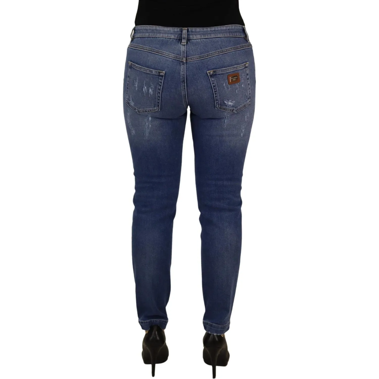 Dolce & Gabbana Chic Low Waist Skinny Denim Jeans