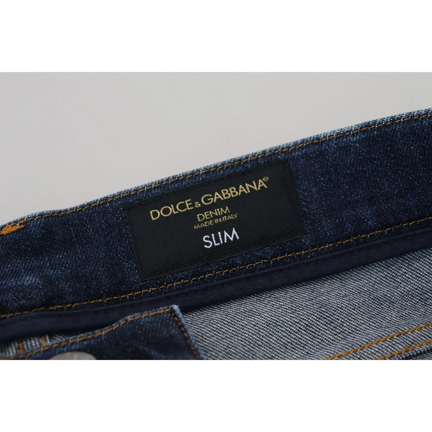 Dolce & Gabbana Chic Slim Fit Italian Denim Sensation