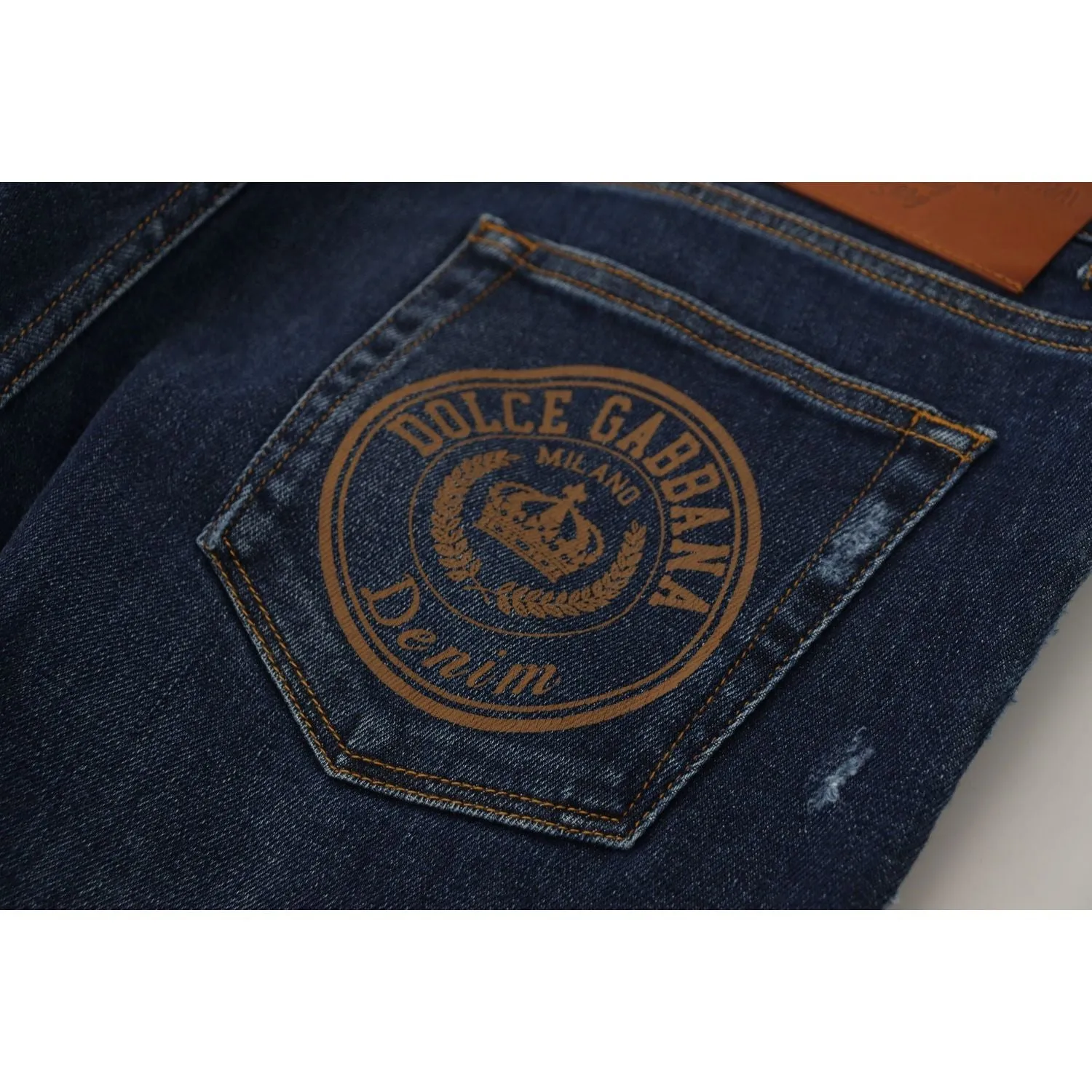 Dolce & Gabbana Chic Slim Fit Italian Denim Sensation