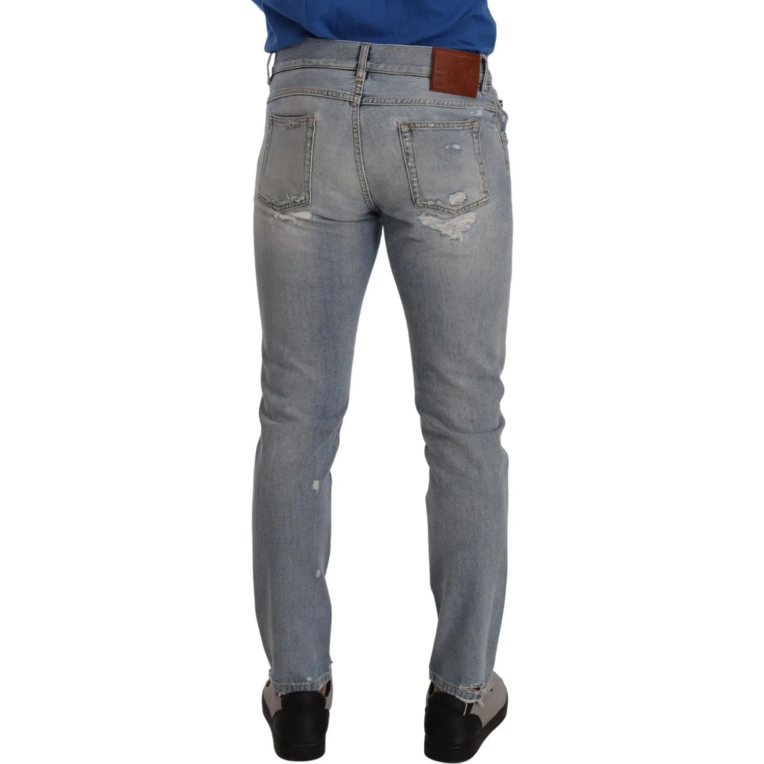 Dolce & Gabbana Elegant Light Blue Straight Denim Jeans