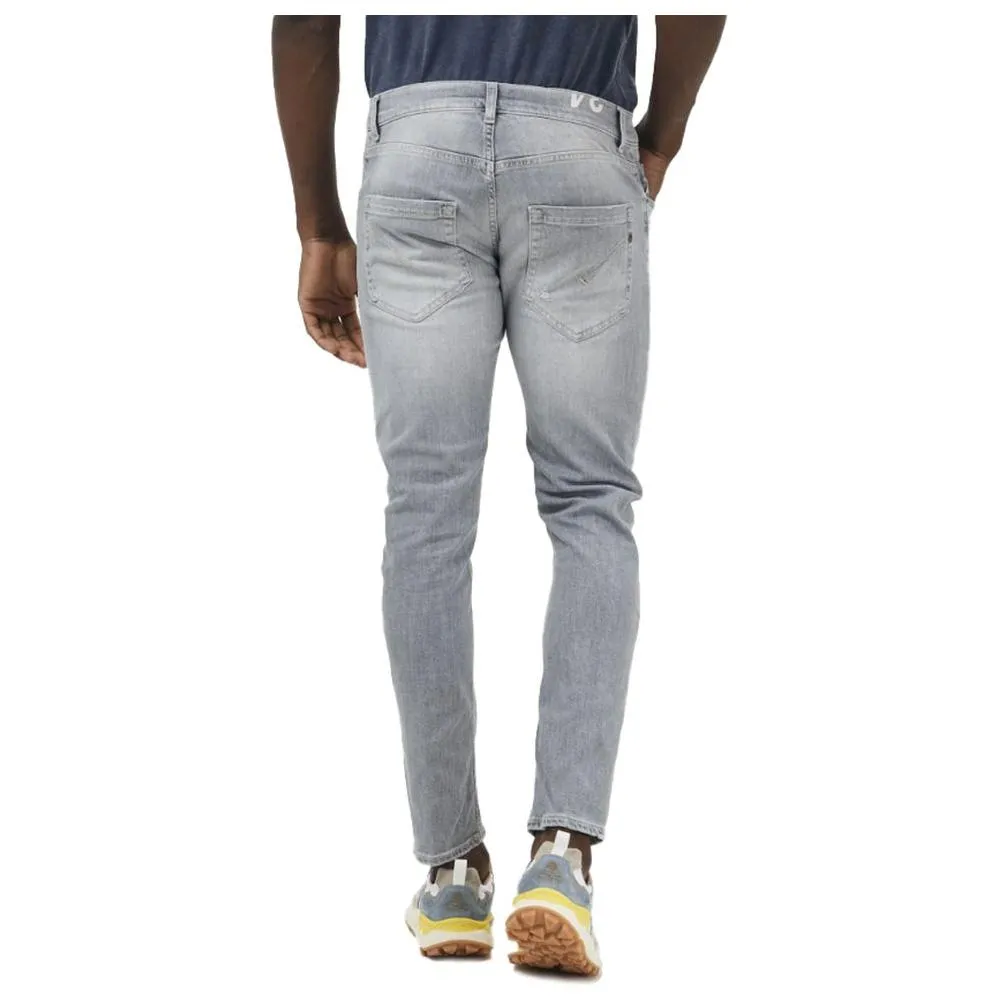 Dondup Elegant Grey Stretch Icon Jeans