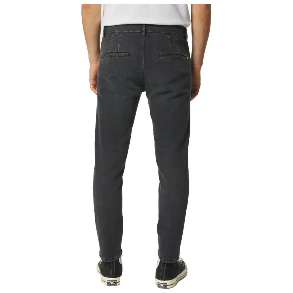 Dondup Sleek Black Stretch Denim Jeans