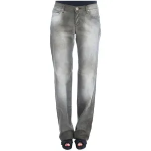 Ermanno Scervino Chic Gray Wash Boyfriend Jeans