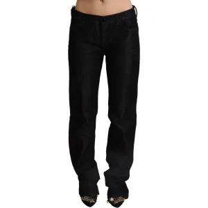 Ermanno Scervino Chic Straight Cut Low Waist Jeans