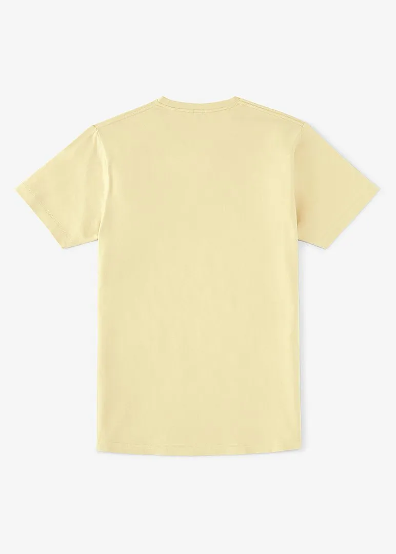 High & Mighty Cotton Stretch T-Shirt | Butter Yellow