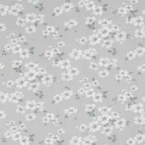 Iona Slate Grey Floral Wallpaper