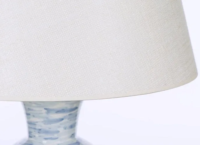 Italian Ceramic Ocean Winds Table Lamp