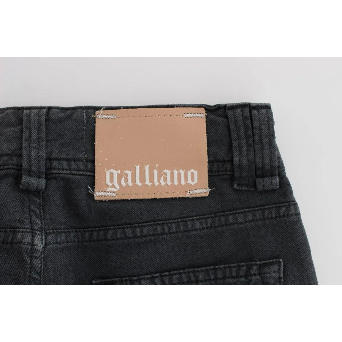 John Galliano Elegant Slim Fit Bootcut Denim Jeans