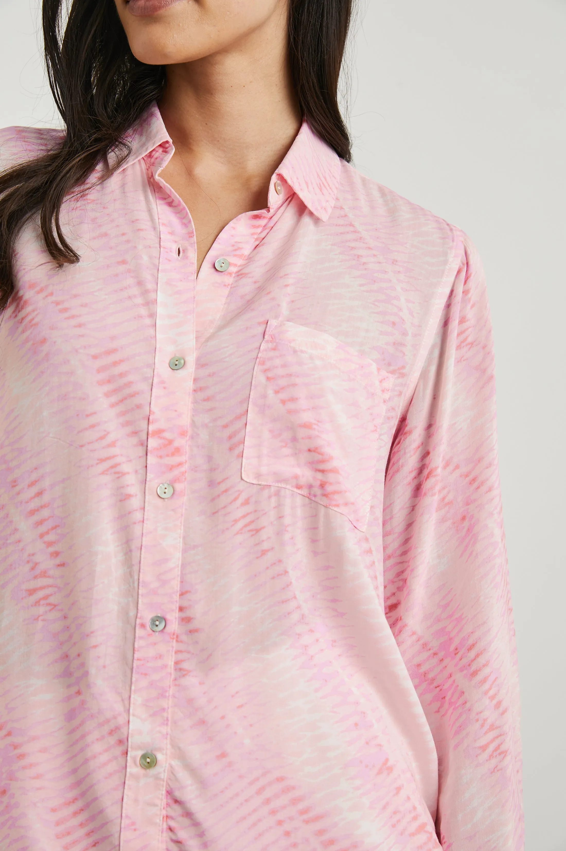 JOSEPHINE SHIRT - ROSE REEF