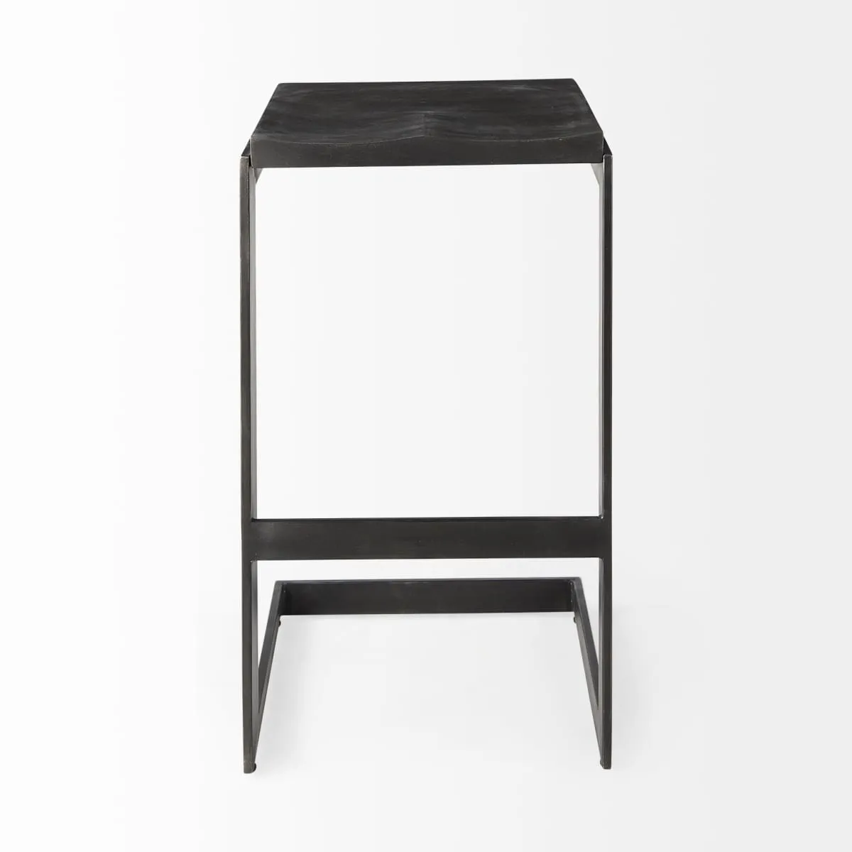 Kiran Bar Counter Stool Black Wood | Black Metal | Bar