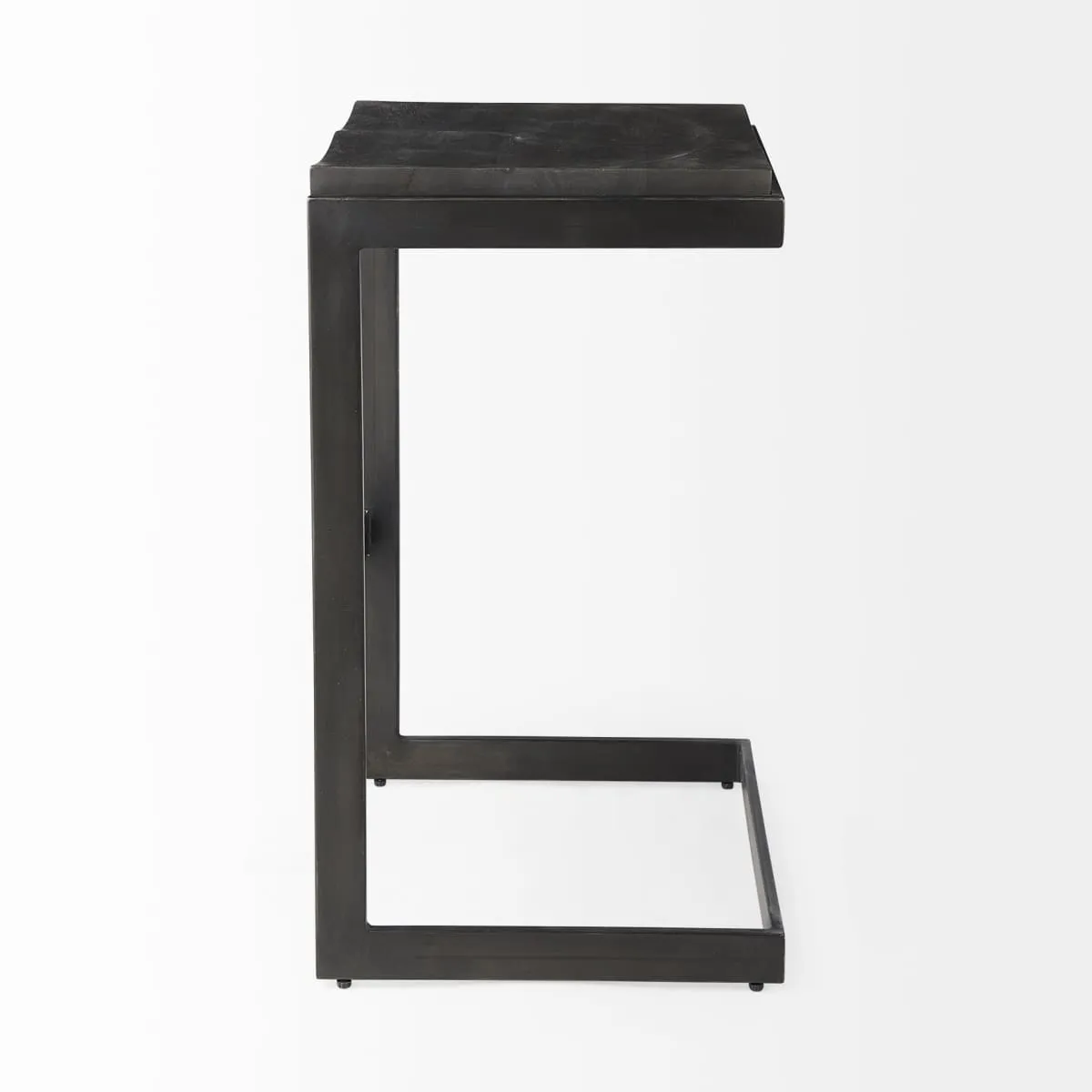 Kiran Bar Counter Stool Black Wood | Black Metal | Bar