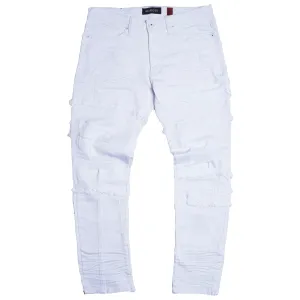 M1912 Bergamo Fray Jeans - White