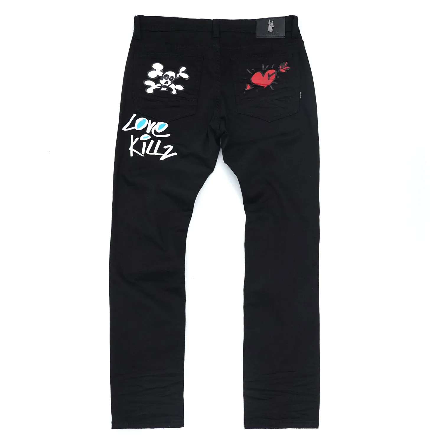 M1999 Love Kills Jeans - Black/Black