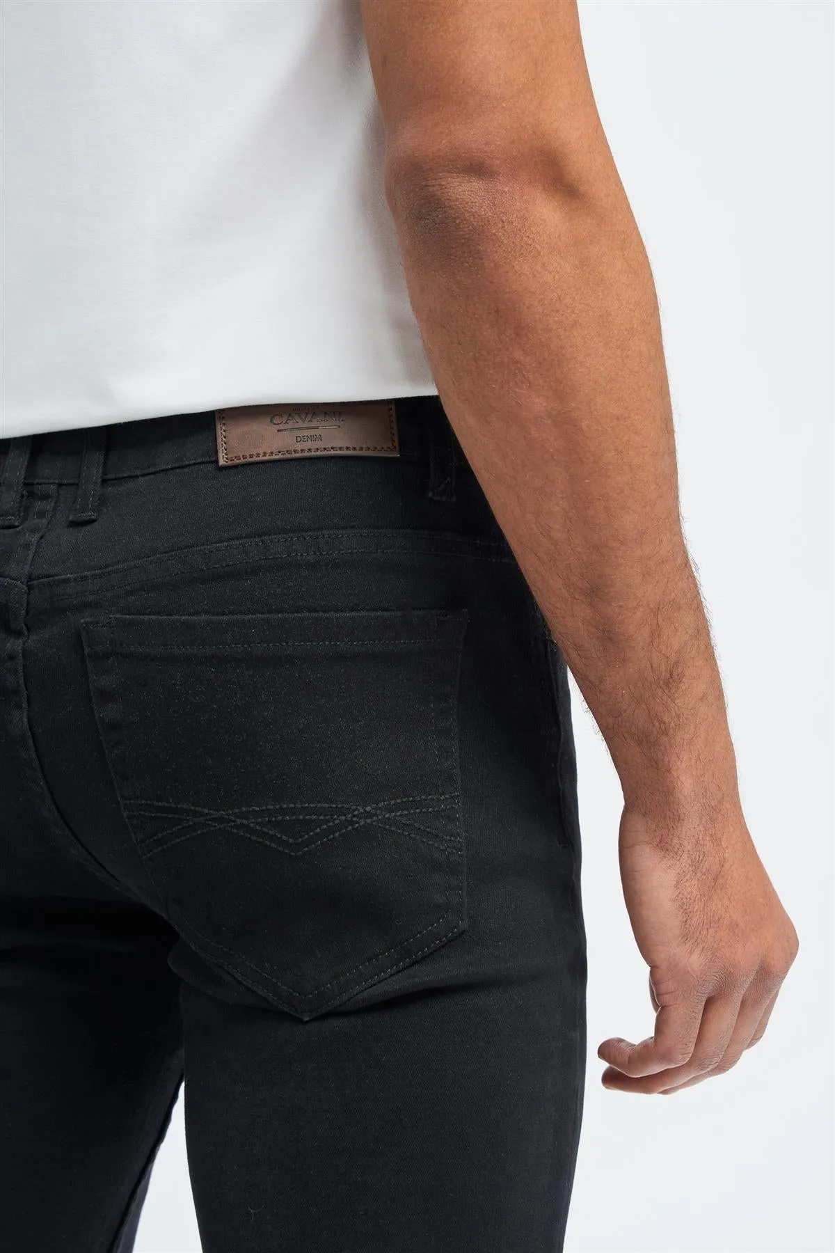 MIlano Black Stretch Denim Jeans