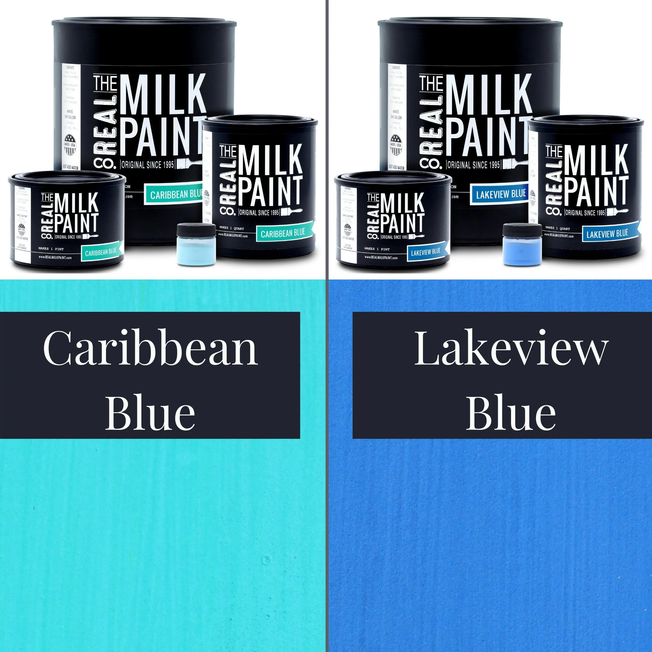 Milk Paint - The Blue Collection, All Natural VOC-free Finish