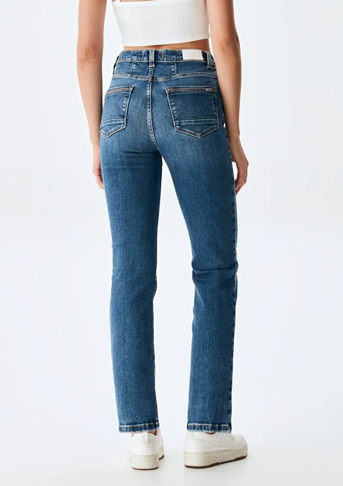 Nena B Carline High Rise Straight Jean