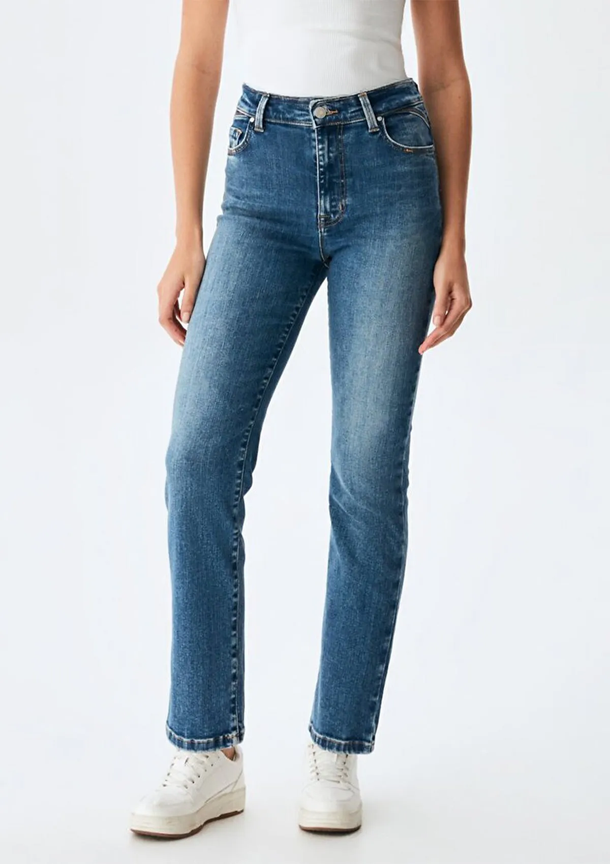 Nena B Carline High Rise Straight Jean