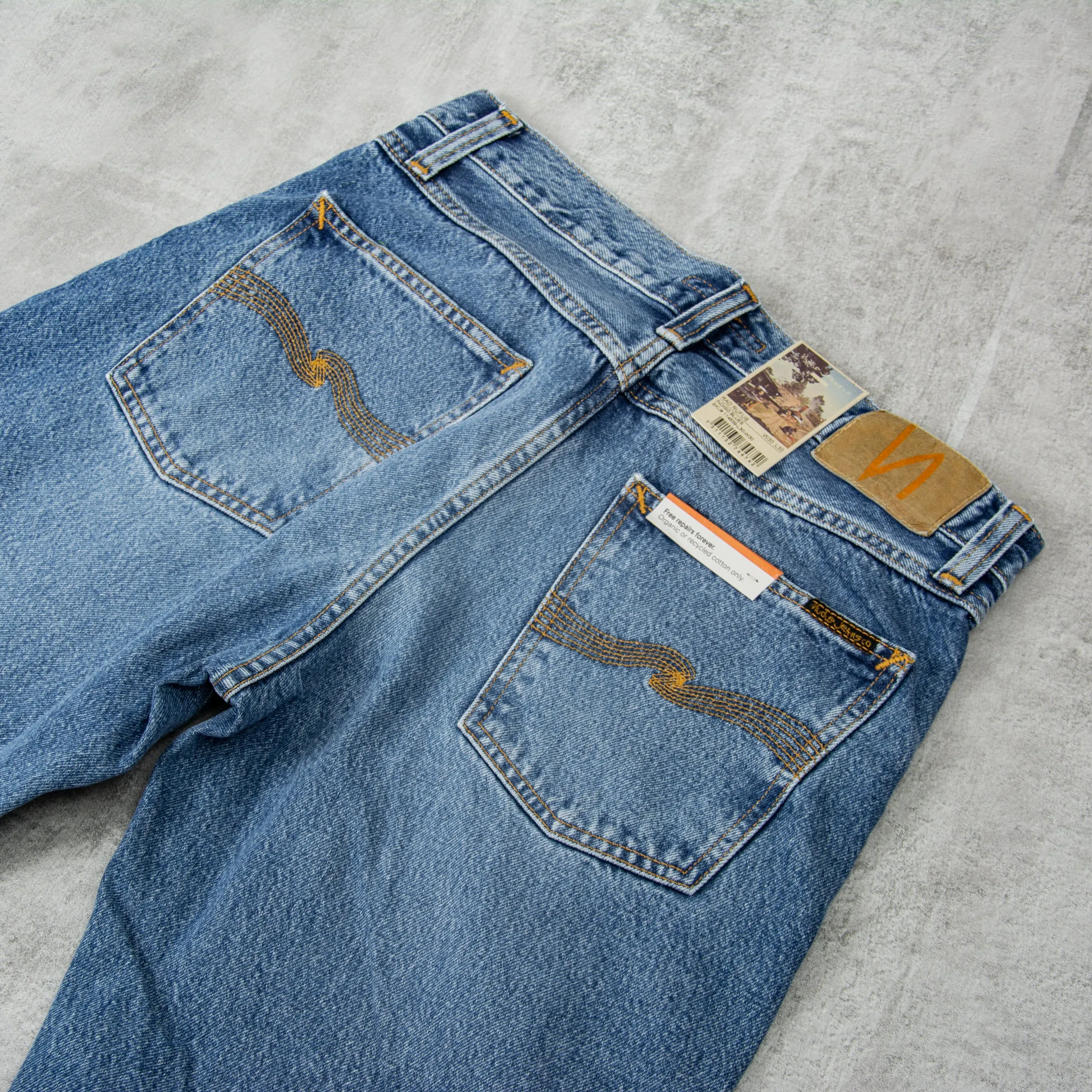 Nudie Rad Rufus Jeans - Indigo Blues