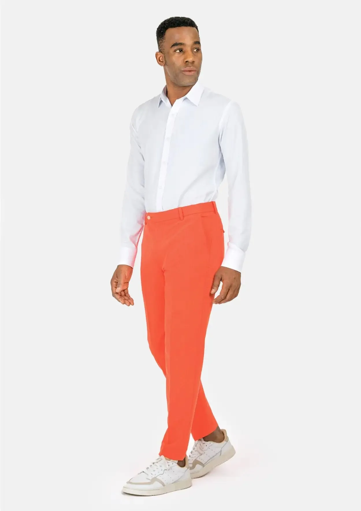 Orange Stretch Pants