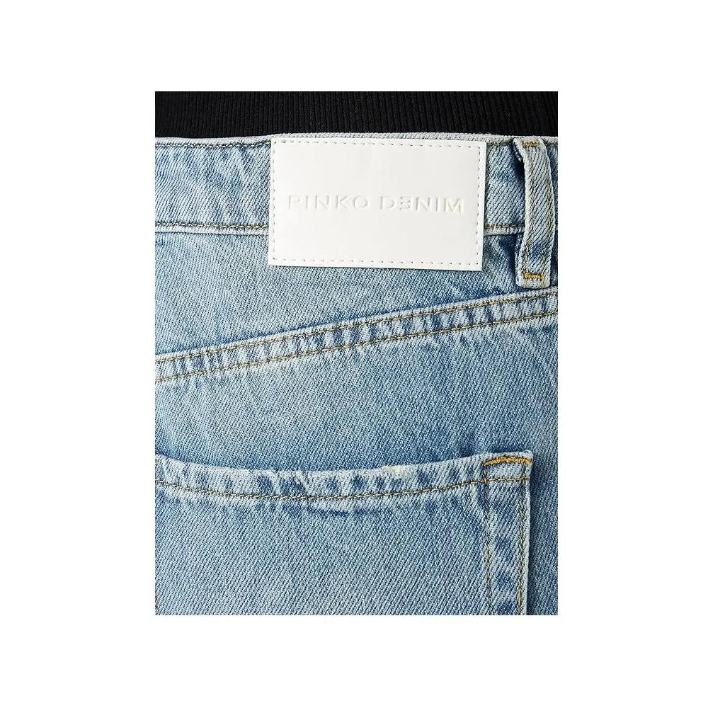 PINKO Blue Cotton Jeans & Pant