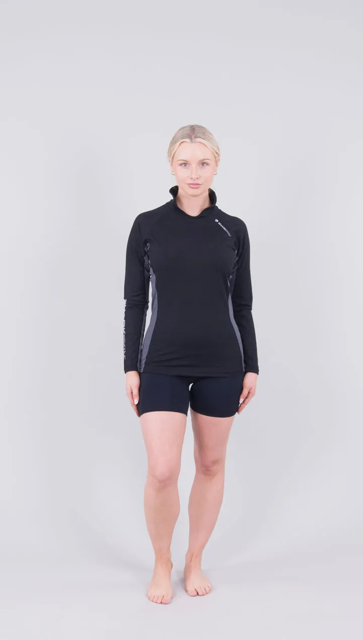 Rapid Dry Rashie - Long Sleeve with Collar