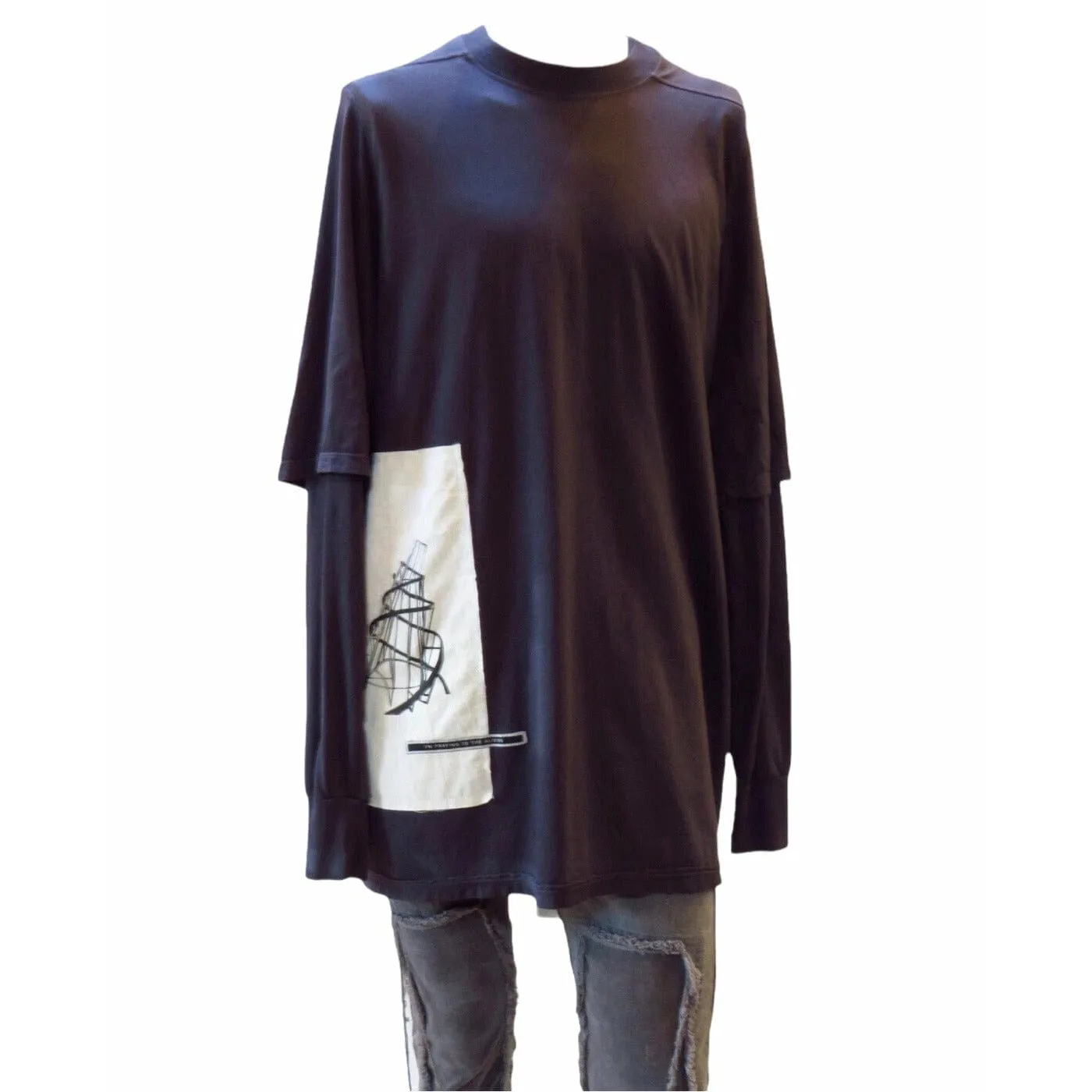 Rick Owens Crewneck Long Sleeve Tee