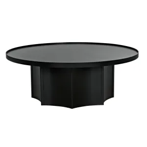 Rome Black Steel Round Coffee Table