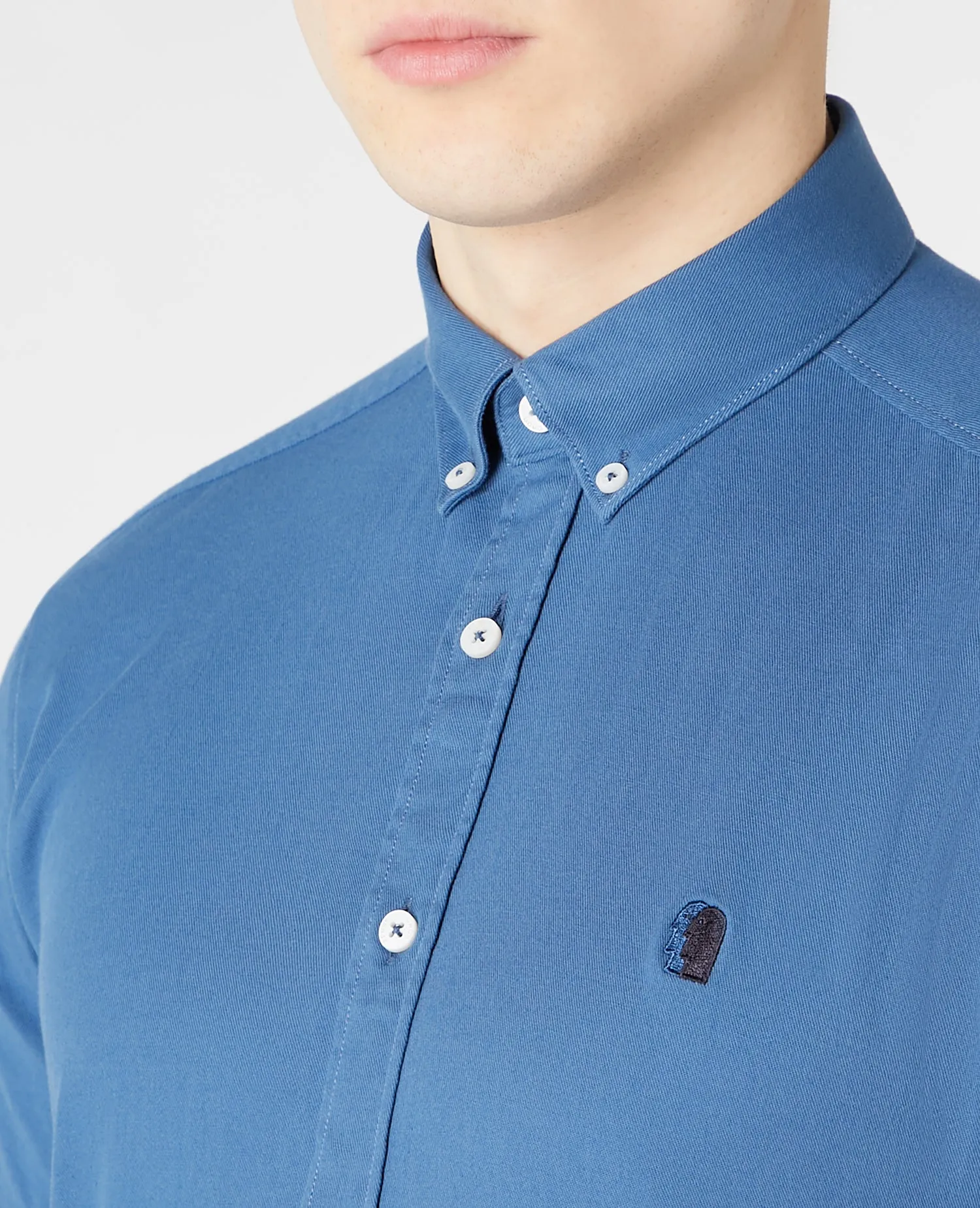 Slim fit cotton stretch shirt