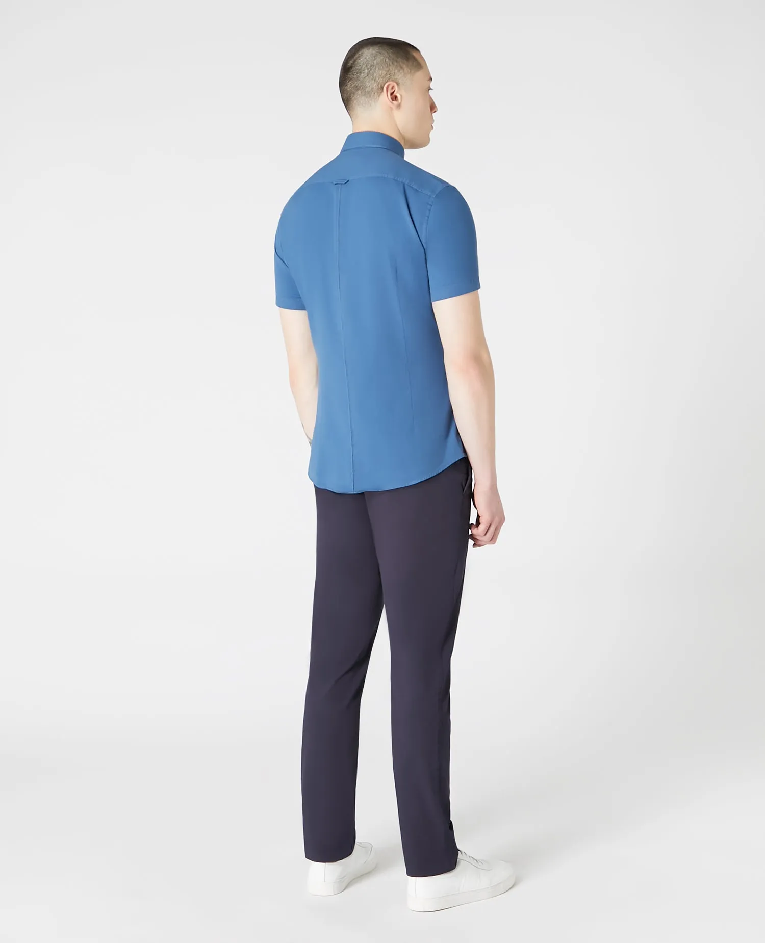 Slim fit cotton stretch shirt