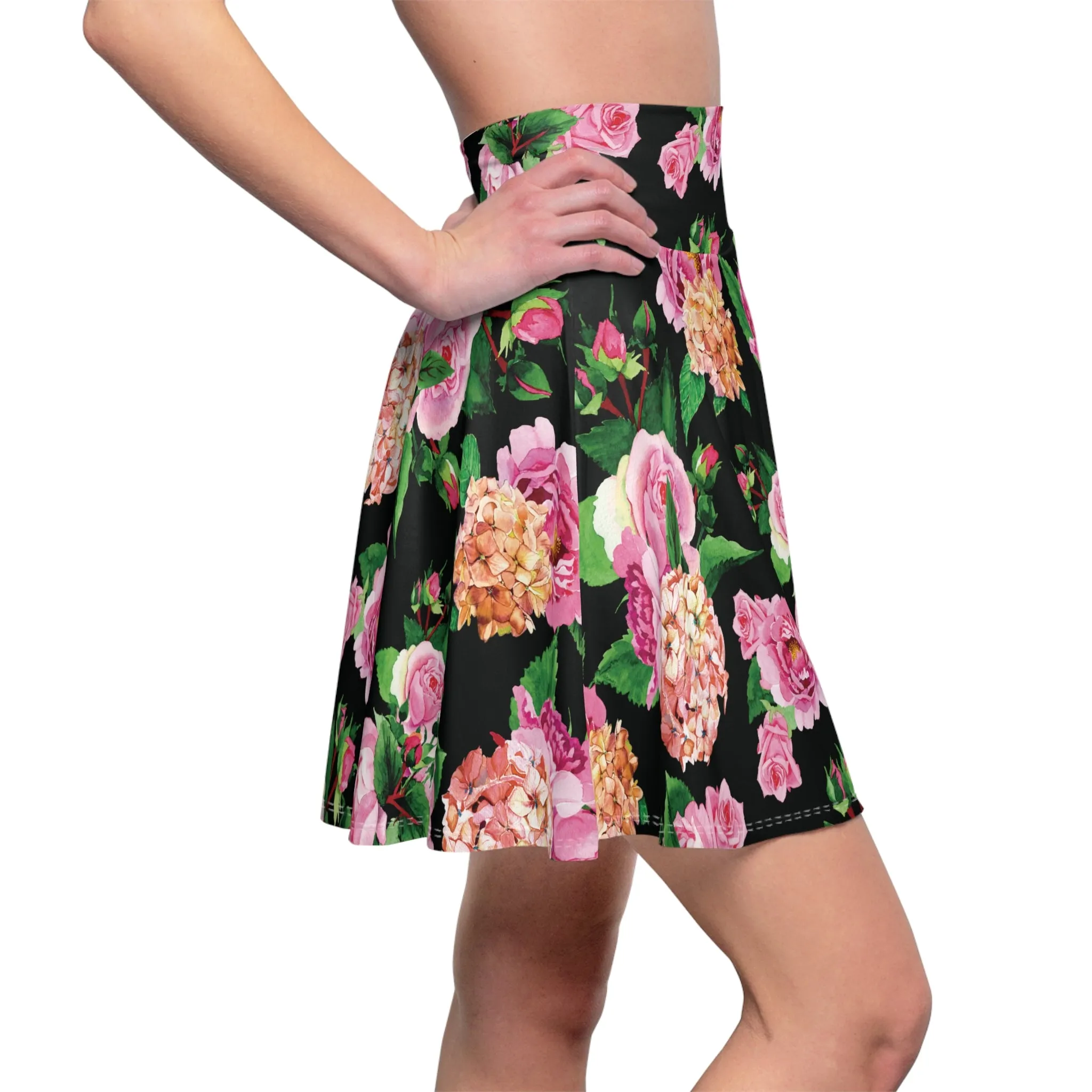 Sweet Wendie Floral Swing Skirt