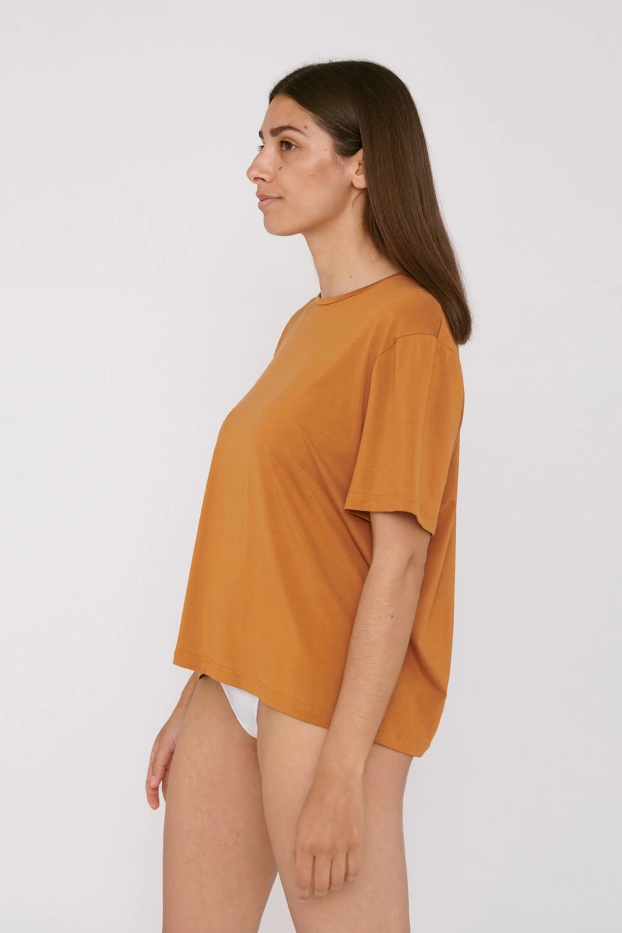 TENCEL™ lite t-shirt ocher