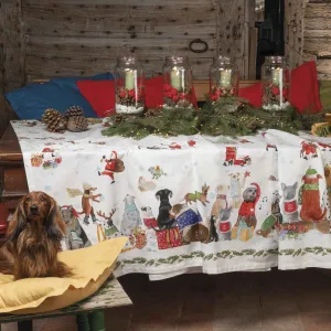 Tessitura Toscana Telerie Jingle Woof Cotton Tablecloth 170cm x 270cm